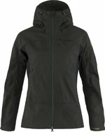 Fjällräven W Abisko Lite Dark Grey/Black XS Chaqueta para exteriores