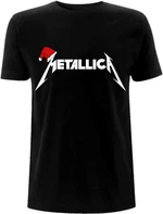 Metallica Koszulka Santa Hat Logo Unisex Black XL