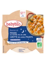 BABYBIO Good Night menu Paštrnák, mrkva a polenta s pažítkou 230 g