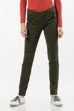 Trousers - Tommy Hilfiger SILVANA VENICE RW CARGO green