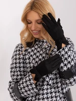 Black Touch Winter Gloves