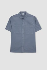 DEFACTO Relax Fit Cotton Short Sleeve Shirt