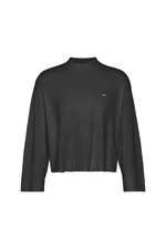 Tommy Jeans Sveter - TJW ESSENTIAL SWEATER čierny