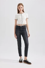 DEFACTO Rebeca Skinny Fit Normal Waist Narrow Leg Long Length Jean Trousers