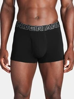 Under Armour UA Performance Cotton 3in Boxerky 3 ks Černá