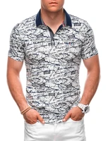 Edoti Printed Men's Polo Shirt