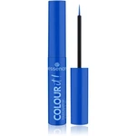 essence COLOUR it! tekuté linky na oči odtieň 01 Royal Blue 3 ml