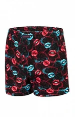 Cornette Hot Lips 2 048/06 Pánské šortky L Black-Red-Turquoise