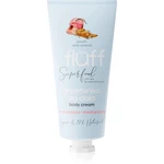 Fluff Superfood Peach & Caramel hydratačný telový krém Aloe & Sweet Almond Oil 150 ml