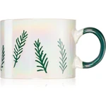 Paddywax Cypress & Fir Ceramic Mug White vonná sviečka 226 g