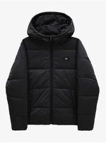 Black Boys' Winter Quilted Jacket VANS NORRIS MTE-1 PUFFER JACKET - Boys