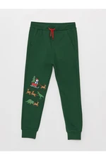 LC Waikiki Boys' Elastic Waist Christmas Theme Jogger Sweatpants