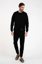 Men's Hector tracksuit, long sleeves, long pants - black