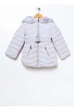 Koton Gray Girls' Coat 3wkg00003aw