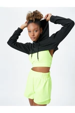 Koton Crop Hoodie & Sweatshirt Long Sleeve