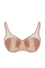 Trendyol Curve Mink Mesh Detailed Covered Support Bra