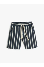 Koton NAVY STRIPED SHORTS