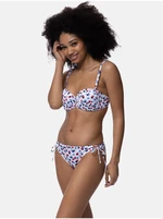 White women's polka dot bikini top DORINA Antibes
