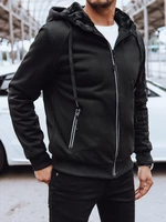 Men's insulated zipper sweatshirt black Dstreet