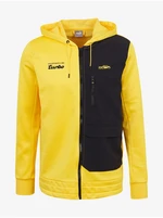 Black-yellow Men's Zippered Hoodie Puma Porsche - Men