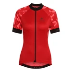 Women's cycling jersey ALPINE PRO BERESSA crimson variant pa