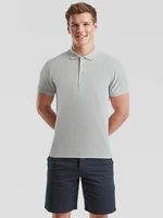 Light grey men's shirt Iconic Polo 6304400 Friut of the Loom