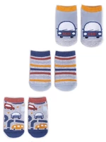 Yoclub Dětské 3Pack Ponožky pro chlapečka SKA-0110C-AA30-0022