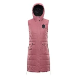 Pink women's vest with membrane ALPINE PRO HARDA