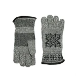 Art Of Polo Man's Gloves Rk23463-1 Black/Light Grey