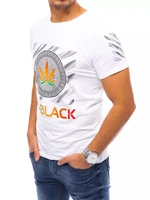 White men's T-shirt Dstreet