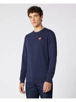 Dark Blue Mens Wrangler Sign Off Sweatshirt - Men