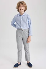 DEFACTO Boys Regular Fit Linen Look Trousers