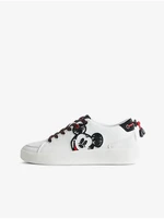 White Desigual Fancy Mickey Women's Sneakers - Women