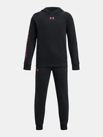 Set of boys' sweatshirt and sweatpants in black Under Armour Rival