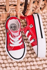 Kids classic sneakers Big Star - red