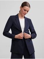 Giacca da donna Pieces Navy Blue