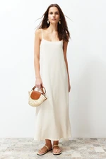 Trendyol Stone Plain Knitted Dress