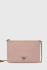 Kožená kabelka Pinko růžová barva, 100455.A0F1