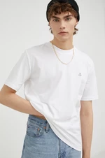 Bavlnené tričko Marc O'Polo biela farba, jednofarebné, B21201251054