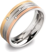 Boccia Titanium Titánový prsteň s briliantmi 0135-02 56 mm