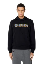 Diesel Mikina - S-GINN-HOOD-K27 SWEAT-SHIRT čierna