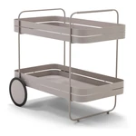 Metalowy barek na kółkach 74x42 cm Gin & Trolley – Spinder Design