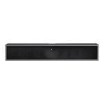 Czarno-antracytowa szafka pod TV 133x22 cm Mistral – Hammel Furniture