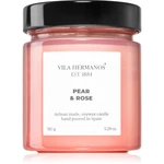 Vila Hermanos Apothecary Rose Pear & Rose vonná svíčka 150 g