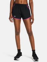 Čierne dámske športové kraťasy Under Armour UA Fly By 3'' Shorts-BLK