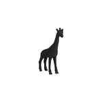 Metalowa figurka Giraffe – Light & Living