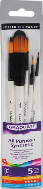 Daler Rowney Graduate Multi-Technique Brush Synthetic Sada štetcov