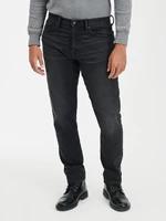Grey men's straight taper jeans GAP