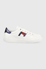 Dětské sneakers boty Tommy Hilfiger bílá barva