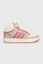 Sneakers boty adidas Originals HOOPS MID 3.0 K bílá barva